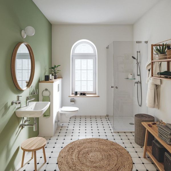 Grohe QuickFix Swift Waschtischbatterie S-Size, Zugstangen-Ablaufgarnitur, chrom