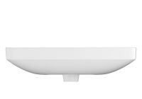 Vorschau: Grohe Euro Keramik Waschtisch 60cm mit Überlauf, ohne Hahnloch, weiß
