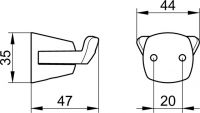 Vorschau: Keuco Collection City.2 Handtuchhalter doppelt, chrom