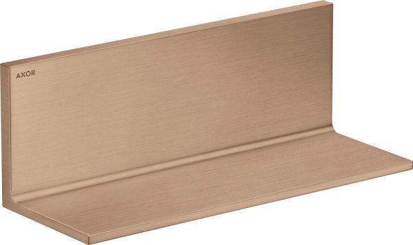 Axor Universal Rectangular Ablage, 30cm, brushed red gold 42644310