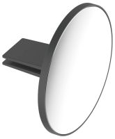 Vorschau: Keuco Royal Modular 2.0 Kosmetikspiegel zum HinstellenKlemmen, Ø14,9cm, dunkelgrau 800900000000200
