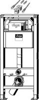 Vorschau: Viega Prevista Dry-WC-​Element mit Dusch-​WC-​Anschluss, inkl.Befestigungsset und Schallschutzset