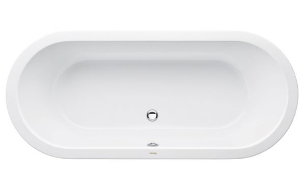 Polypex VIELO freistehende-Badewanne 180x80cm, weiß