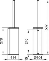 Vorschau: Keuco Collection Plan Care WC-Bürstengarnitur