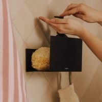 Vorschau: Cosmic Nook Duschablage 20cm, schwarz matt