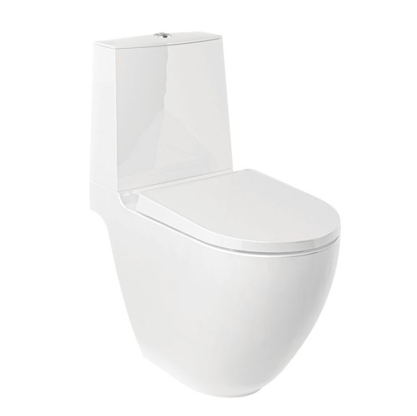 Kludi RESA D Spiralflush-Stand-WC 66cm für Spülkasten, Abgang senkrecht, weiß 24WCB0643 