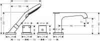 Vorschau: Axor Citterio E 4-Loch Fliesenrandarmatur mit Thermostat