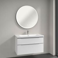 Vorschau: Villeroy&Boch Subway 3.0 LED-Spiegel Ø91cm, mit Sensordimmer, schwarz matt