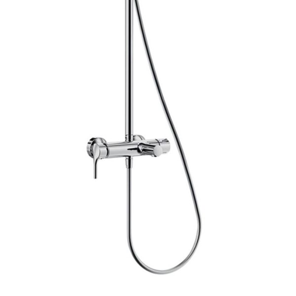 Kludi Logo Einhebelmischer Dual Shower System mit Wanneneinlauf, chrom