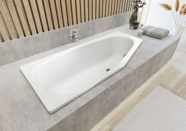 Kaldewei Mini rechts Raumspar-Badewanne 157x70/47,5cm Mod. 834