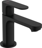 Hansgrohe Rebris S Einhebel-Waschtischarmatur 80 CoolStart wassersparend, schwarz matt 72586670