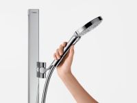 Vorschau: Hansgrohe Raindance Select S Brauseset 120 3jet mit Brausestange 150cm und Seifenschalen