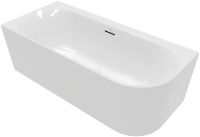 Vorschau: Villeroy&Boch Loop&Friends Oval Duo Vorwand-Badewanne, linke Ausführung, 180x80cm, UBA180LOF9CL00V-01