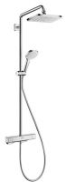 Hansgrohe Croma E Showerpipe 280 1jet mit Thermostat, chrom