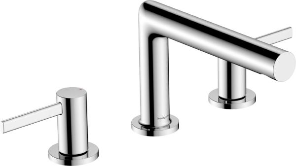 hansgrohe Zesis S 3-Loch Waschtischarmatur 100 mit Zugstangen-Ablaufgarnitur, chrom