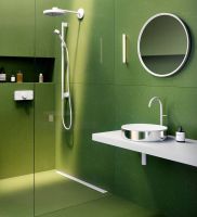 Vorschau: Axor Drain Fertigset Duschrinne 120cm zur Wandmontage, weiß matt