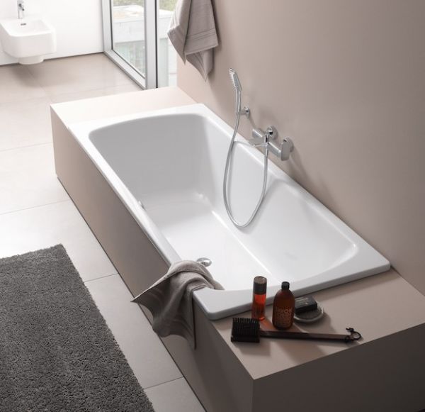 Laufen Pro Rechteck-Badewanne 180x80x45cm, weiß