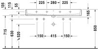 Vorschau: Duravit Vero Air Waschtisch rechteckig 120x47cm, ohne Überlauf, ohne Hahnloch, weiß 2350120070