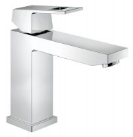 Grohe Eurocube Einhand-Waschtischbatterie, glatter Körper, M-Size, chrom