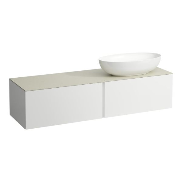 Laufen IL BAGNO ALESSI ONE Schubladenelement 1600 Ausschnitt rechts, zu WT H81897, weiß, H4313530972601