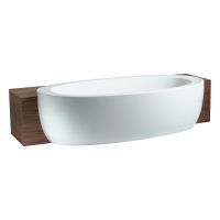 Vorschau: Laufen IL BAGNO ALESSI ONE Halbeinbau-Badewanne mit Frontschürze 203x102cm, weiß H2449700000001_1