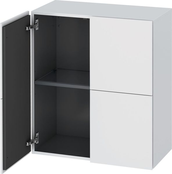Duravit L-Cube Halbhochschrank 70x80x36,3cm mit 2 Türen