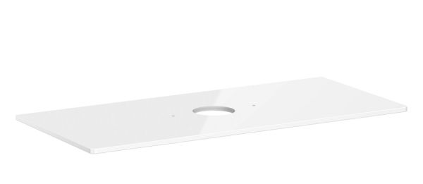 Hansgrohe Xelu Q Konsole 118cm mit Ausschnitt mittig, für Aufsatzwaschtisch ohne Hahnloch 54115050