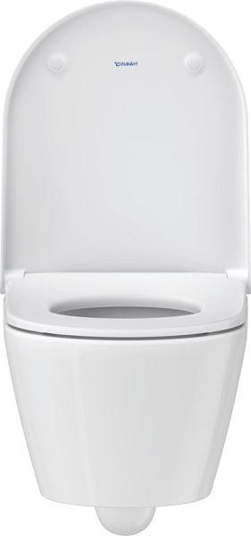 Duravit D-Neo Wand-WC Set inkl. WC-Sitz mit Absenkautomatik, 48x37cm, rimless, weiß