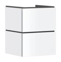 hansgrohe Xilesa E Unterschrank 48x47cm für Handwaschbecken mit 2 Schubkästen, weiß matt 54250700 