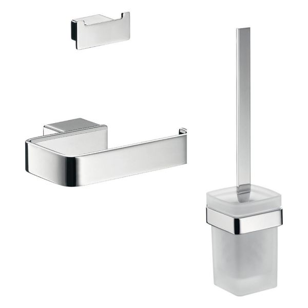emco loft WC-Set 3 in 1, chrom/satiniert 059800102