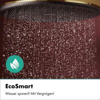 Vorschau: hansgrohe Raindance Alive S Puro Duschsystem 300 EcoSmart, Ecostat Element, polished gold optic