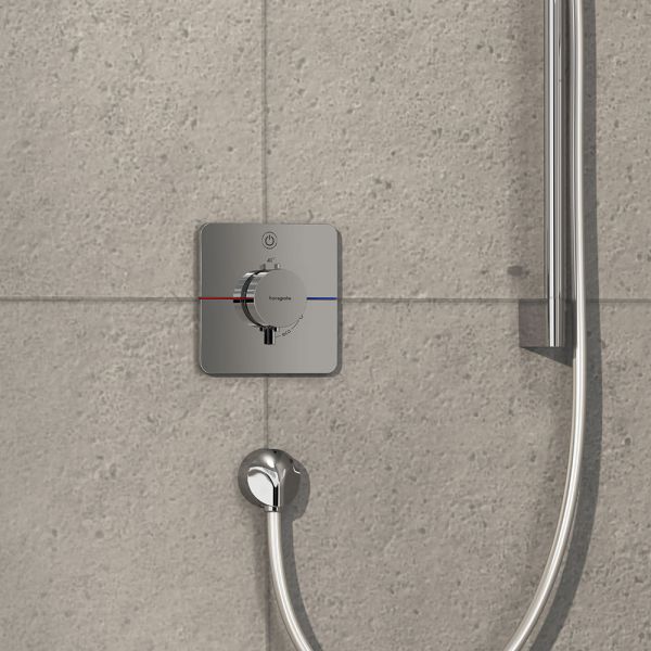 Hansgrohe ShowerSelect Comfort Q Thermostat Unterputz für 1 Verbraucher, chrom