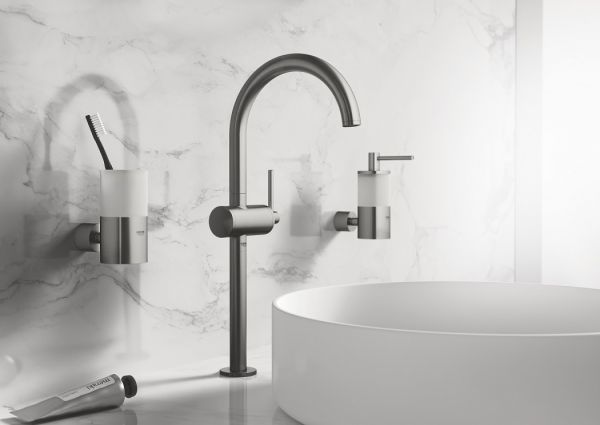 Grohe Atrio Waschtischarmatur XL-Size für freistehende Waschschüsseln, cool sunrise glänzend