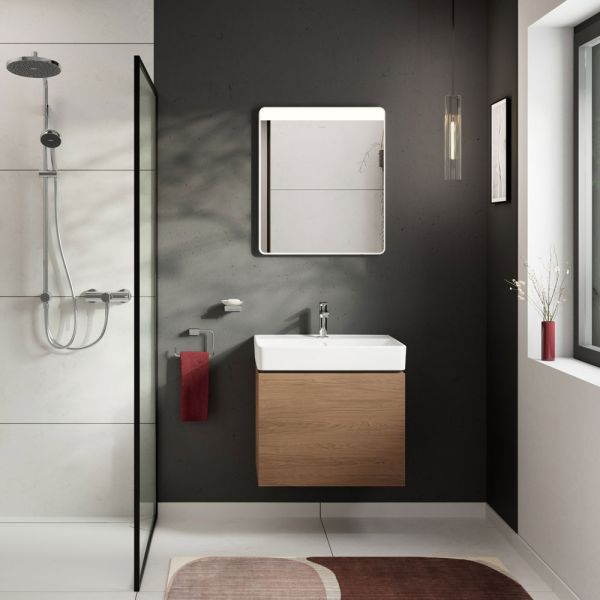 hansgrohe Xilesa E Waschtischunterschrank 63cm, 1 Schubkasten mit Grifffuge