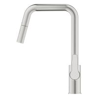 Vorschau: Grohe QuickFix Start Küchenarmatur mit Ausziehbrause, supersteel