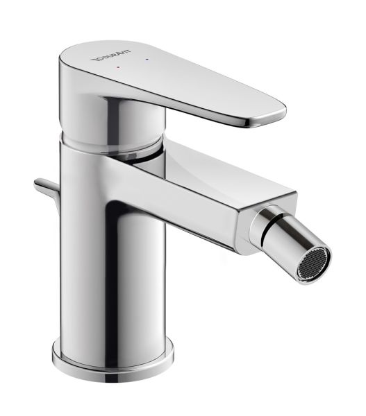 Duravit B.1 Einhebel-Bidetmischer mit Zugstangen-Ablaufgarnitur, chrom, B12400001010