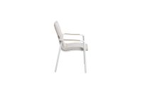 Vorschau: KETTLER DINING DIAMOND Stapelsessel Sunbrella®, weiß matt natte linen chalk 0103902-5820