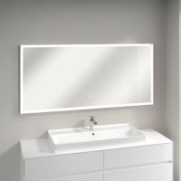 Vorschau: Villeroy&Boch Subway 3.0 LED-Spiegel, 160x75cm, mit Sensordimmer, weiß matt A46316001