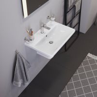 Vorschau: Duravit D-Neo Waschtisch rechteckig 65x44cm, mit Überlauf, weiß 2366650000