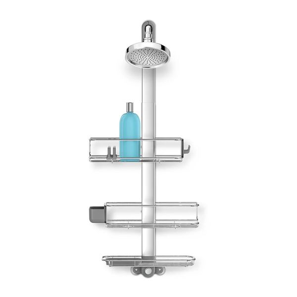 simplehuman Duschkorb Duschcaddy plus, edelstahl/ aluminium eloxiert