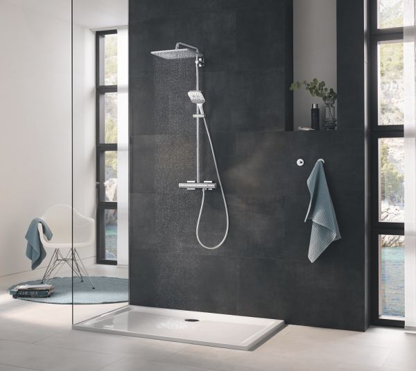 Grohe Rainshower SmartActive 310 Duschsystem mit Thermostatbatterie, chrom