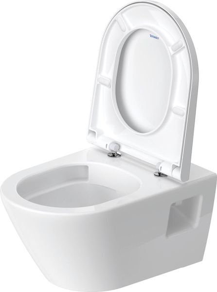 Duravit D-Neo Wand-WC 54x37cm, HygieneGlaze, rimless, weiß