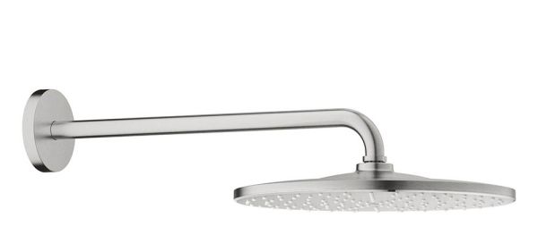 Grohe Rainshower Mono 310 Kopfbrauseset Ausladung 42,2cm, 9,5l/min, supersteel 26558DC0