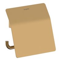 hansgrohe AddStoris S Papierrollenhalter mit Deckel, brushed bronze 41783140
