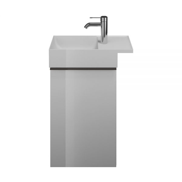 Burgbad Yumo Gästebad Handwaschbecken 50,5m mit Waschtischunterschrank