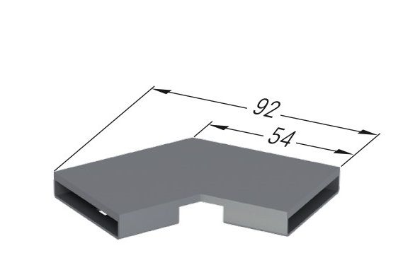 Kessel Linearis Infinity Verbindungsstück 45 Grad