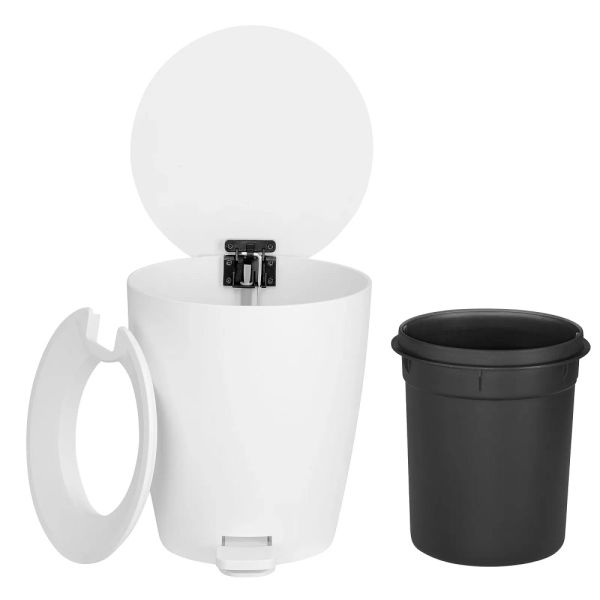 blomus AVA Treteimer 3 Liter, weiß