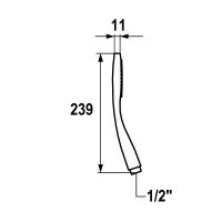 Vorschau: KWC Handbrause FIT-S 000, chrom