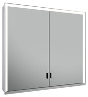 Keuco Royal Lumos Spiegelschrank für Wandvorbau, 2 lange Türen, 80x73,5cm 14302172301