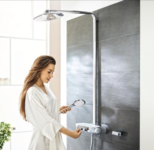 Grohe Rainshower System SmartControl 360 DUO Duschsystem mit Thermostatbatterie, chrom